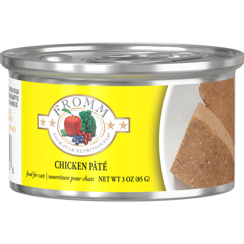 Fromm Four-Star Wet Cat Food - Chicken Pâté - 3oz Can